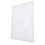 Carcasa 2 DVD-uri AMARAY, dimensiuni 19x13.5 cm, culoare alb, 