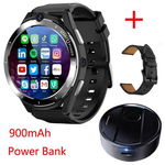 Smartwatch iSEN Watch Z40 Negru 4G, Android 11, Power Bank, 6GB RAM, 128GB ROM, Monitorizare functii vitale, HD 1.6", IP67, 900 mAh+900 mAh