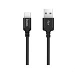 Cablu de Date USB-A la Type-C 3A, 2m Hoco Times Speed (X14) Negru