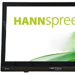 Monitor TFT LED Hannspree 15.6inch HT161HNB, HD Ready (1366 x 768), VGA, HDMI, Touchscreen, Boxe (Negru), Hannspree