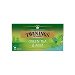 Ceai verde cu aroma de menta, 25 plicuri, Twinings