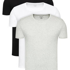 CALVIN KLEIN, Set de tricouri de casa - 3 piese, Negru, M CALVIN KLEIN, Set de tricouri de casa - 3 piese, Negru, M