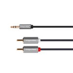 CABLU JACK 3.5 - 2RCA 5M BASIC, Kruger&Matz