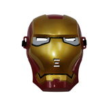 Masca Iron Man, plastic, LED, rosu-galben, IdeallStore