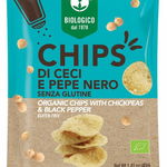 CHIPSURI DE NAUT SI PIPER NEGRU, fara gluten, eco-bio, 40g, Probios, PROBIOS