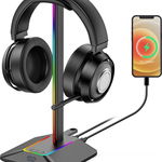 Suport pentru căști Mozos MOZOS D12 Hub USB RGB LED, Mozos