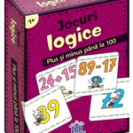 Jocuri logice - Plus si minus pana la 100, DPH, 6-7 ani +, DPH