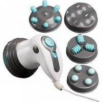 Aparat masaj anticelulitic M240N Venus, Ardes Medicura, cu 4 capete de masaj interschimbabile, Incalzire prin infrarosu, Viteza variabila, Alb