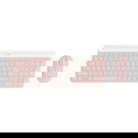 Kit tastatura + mouse Wireless LOGITECH MK470 920-011322, Rose