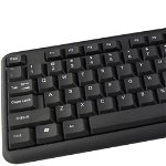 Kit tastatura si mouse cu fir Esperanza Salem, USB, 1000dpi, negru, Esperanza