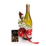 Vin Chardonnay Corcova decorat cu flori albe, 