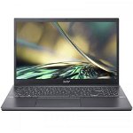 Laptop Acer 15.6'' Aspire 5 A515-57G, FHD, Procesor Intel® Core™ i5-1235U (12M Cache, up to 4.40 GHz, with IPU), 8GB DDR4, 512GB SSD, GeForce MX550 2GB, No OS, Steel Gray