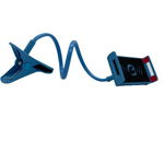 Suport Brat Flexibil Pentru Telefon, Rotire 360 ,Prindere Clema,Albastru, 