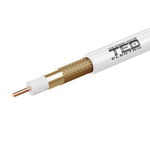 Cablu coaxial 75 ohm RG6 cupru + tresa rola 100ml TED Wire Expert 100ml TED002358 BBB, TED Electric