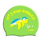 Casca de Inot silicon pentru copii Let’s Make Bubble, Verde