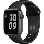 Apple Watch Nike 6, GPS, Cellular, Carcasa Space Gray Aluminium 40mm, Anthracite/Black Nike Sport Band