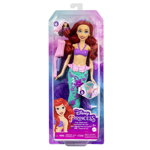 Papusa Disney Princess - Ariel cu culori schimbatoare, 29 cm