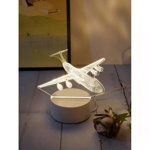 Lampa Decorativa 3D - Avion - 15x12cm, Inovius