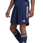 adidas Performance, Pantaloni scurti cu benzi laterale contrastante pentru fotbal Tiro 23, Albastru marin, XL