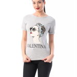 Tricou Dama 8122 VALENTINA Gri Deschis | Adrom, Adrom