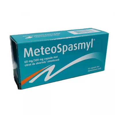 Meteospasmyl 60mg/300mg, 64 capsule moi, Mayoly Spindler, MAYOLY SPINDLER