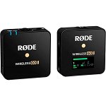 Sistem microfon wireless Rode Wireless GO II, 50-20000Hz, 200m, negru, 45.3x44x18.3mm