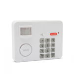 Alarma cu senzor de miscare si protectie cod PIN, Delight, 138 x 106 x 36 mm, Alb