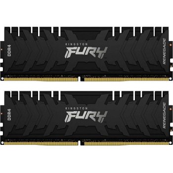 Memorie Desktop Kingston Fury Renegade Black 16GB(2 x 8GB) DDR4 4800Mhz, Kingston