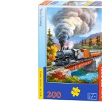 Puzzle Castorland - Train Crossing, 200 piese (222070), Castorland
