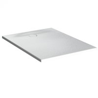 Cadita de dus slim 100x80 rectangulara texturata alb   65200001800, Vitra