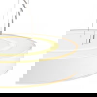 Pendul LED inteligent Philips Hue Enrave, Bluetooth, 33.5W, 4300 lm, lumina ambianta alba (2200-6500K), 42.5cm, Alb, Intrerupator cu variator inclus, clasa energetica F