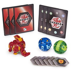 Spin Master - Set figurine Pyrus Trunkanious , Bakugan , Pachet de start
