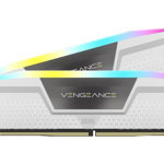 Memorie RAM Corsair Vengeance RGB White 32GB DDR5 5600MHz CL36 Kit of 2, CORSAIR