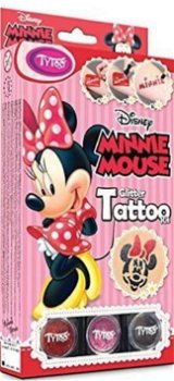 Set tatuaje temporare cu sclipici - Minnie Mouse, Tytoo