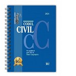 Codul civil Ianuarie 2024 Ed. Spiralata - Dan Lupascu, Dan Lupascu