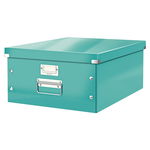 Cutie de depozitare verde/turcoaz din carton cu capac 37x48x20 cm Click&Store – Leitz, Leitz