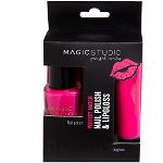 Set Perfect Match, luciu de buze si lac unghii Magic Studio, Pink, Magic Studio