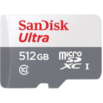 Card de memorie SanDisk Micro SD, 512GB, 100 MB/s, Class 10