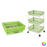 Cărucior pentru legume Tontarelli Demontabil Plastic 3 Sertare (40 X 29 x 62 cm), Tontarelli