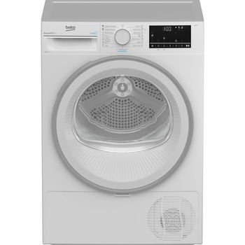 Uscator de rufe BEKO B3T42242, SteamCure, Pompa de caldura, 8kg, 15 programe, Clasa A+++, alb