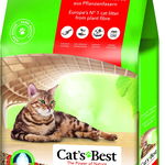 Asternut igienic pentru pisici Cats Best 39324, fibre organice, 20L, 8.6kg, Cats Best