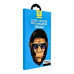 Folie Sticla Mr. Monkey Strong HD, pentru iPhone 12 Pro Max (6.7"), 3D, 9H, 0.26 mm, Negru