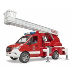 Fire truck Mercedes Benz Sprinter with ladder and lights, BRUDER