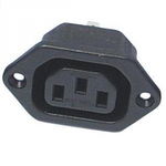 Conector de alimentare pentru lipit 230V/mama IEC C13, CS220FP, OEM