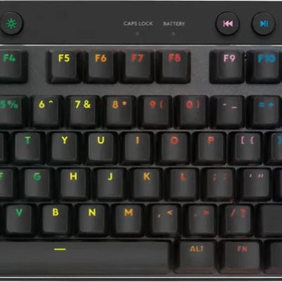Tastatura Logitech G PRO X TKL Lightspeed RGB LED USB Wireless/Bluetooth Negru