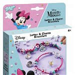 Set creativ DIY Bratari cu margele si pandantive Disney Minnie Mouse, Totum