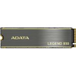 SSD LEGEND 850 1 TB (dark grey/gold, PCIe 4.0 x4, NVMe 1.4, M.2 2280), ADATA