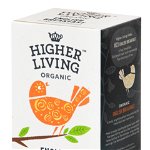 Ceai negru ENGLISH BREAKFAST eco-bio, 15 plicuri, Higher Living, Higher Living