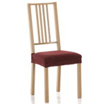 Husă elastică de șezut scaun Petra, roșu, set 2 buc.