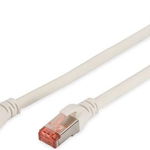 Patchcord S/FTP Cat 6A 1m Red, Digitus